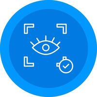 Eye Recognition Icon Design Symbol vector