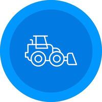 Front Loader Icon Design Symbol vector