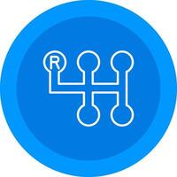 Gearshift Icon Design Symbol vector
