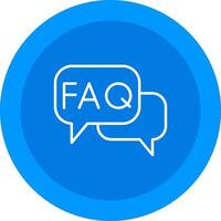 Faq Icon Design Symbol vector