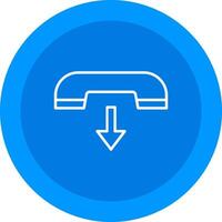 End Call Icon Design Symbol vector