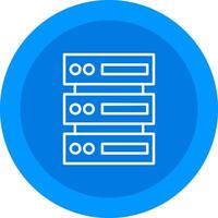 Database Icon Design Symbol vector