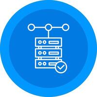Database Icon Design Symbol vector