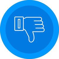 Dislike Icon Design Symbol vector