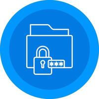 Data Encryption Icon Design Symbol vector