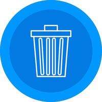 Dustbin Icon Design Symbol vector