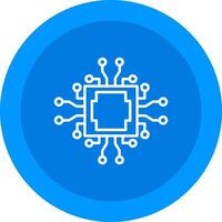Cpu Icon Design Symbol vector