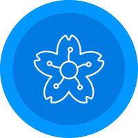 Cherry Blossom Icon Design Symbol vector