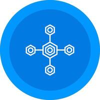 Biomolecular Icon Design Symbol vector