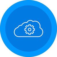 Cloud Storage Icon Design Symbol vector