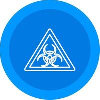 Biological Hazard Icon Design Symbol vector