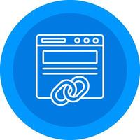Backlinks Icon Design Symbol vector