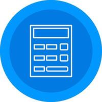 Calculator Icon Design Symbol vector