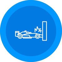 Car Accident Icon Design Symbol vector