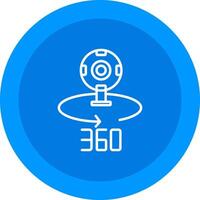 360 Camera Icon Design Symbol vector