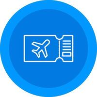 Airplane Ticket Icon Design Symbol vector