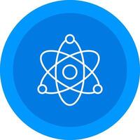 Atom Icon Design Symbol vector