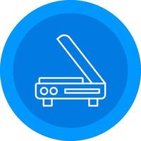 3d Scanner Icon Design Symbol vector