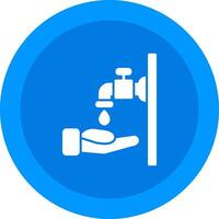 Wudhu Icon Design Symbol vector
