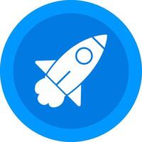 Rocket Launch Icon Design Symbol vector