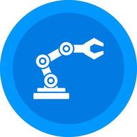 Robot Arm Icon Design Symbol vector