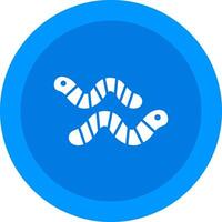 Worm Icon Design Symbol vector