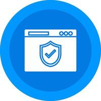 Web Security Icon Design Symbol vector