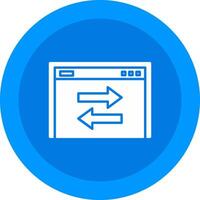 Transfer Data Icon Design Symbol vector