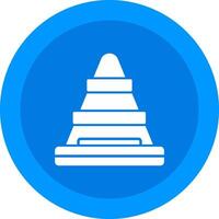 Traffic Cone Icon Design Symbol vector