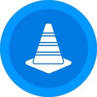 Traffic Cone Icon Design Symbol vector
