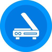 3d Scanner Icon Design Symbol vector