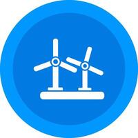 Wind Turbine Icon Design Symbol vector