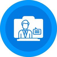 Virtual Assistant Icon Design Symbol vector