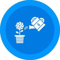 Watering Plants Icon Design Symbol vector