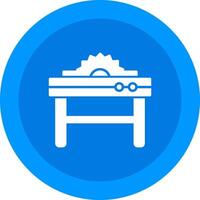 Table Saw Icon Design Symbol vector