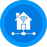 Smart Home Icon Design Symbol vector