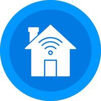 Smart Home Icon Design Symbol vector