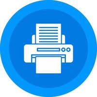 Printer Icon Design Symbol vector