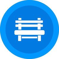 Bench Icon Design Symbol vector