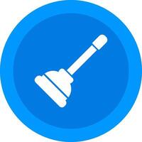 Plunger Icon Design Symbol vector