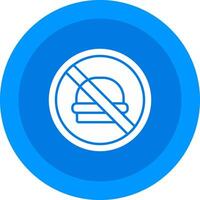 No Fast Food Icon Design Symbol vector