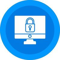 Monitor Icon Design Symbol vector