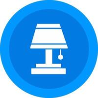 Table Lamp Icon Design Symbol vector