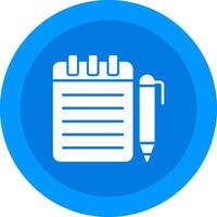 Notepad Icon Design Symbol vector