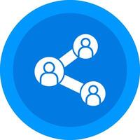 Network Icon Design Symbol vector