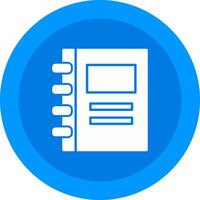Notebook Icon Design Symbol vector