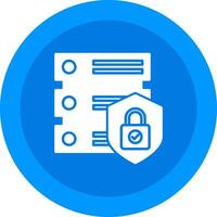 Database Icon Design Symbol vector
