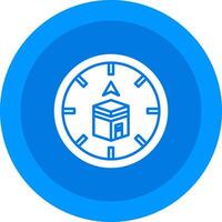 Qibla Icon Design Symbol vector