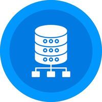 Database Icon Design Symbol vector