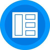 Grid Icon Design Symbol vector